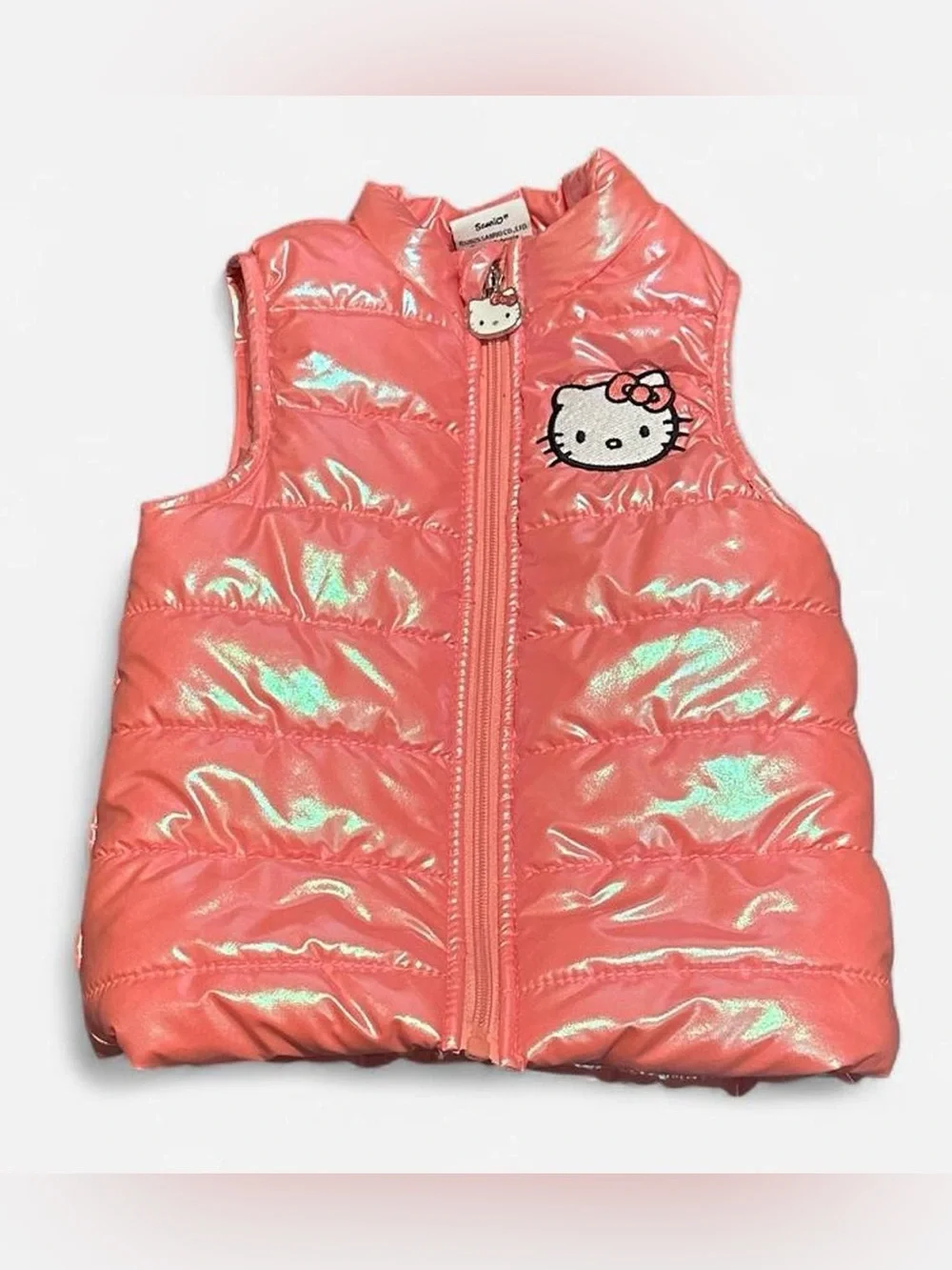 Hello Kitty Girls Puffer Vest – Size 2T